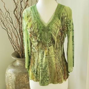 NWOT New Directions Embellished Top